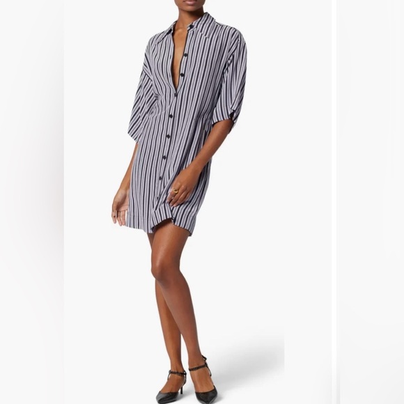 Equipment Dresses & Skirts - Equipment Femme Etienna Stripe Silk Shirt Dress Women’s Size XS/S